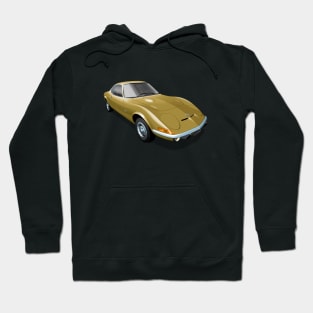 1972 Opel GT in gold Hoodie